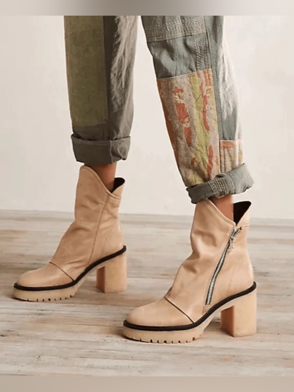 Free People Jack Zip Ankle Boots